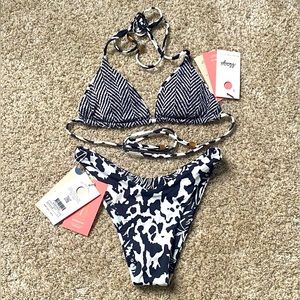 New with tags Maaji size small reversible string bikini